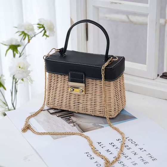 New Arrival: Practical Straw Bag — Western Retro & Ethnic Style, Unique, Fashionable, and Versatile Hand-Woven Bag